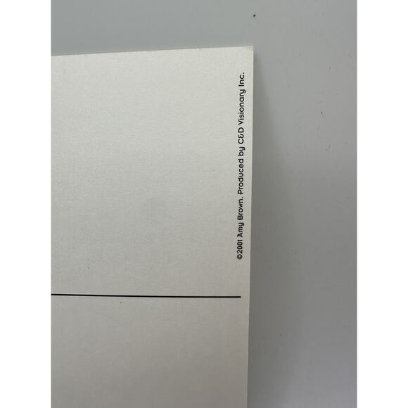 Vintage 2001 Amy Brown Fairy Fae Summer Mushroom Sprite Print Decoration 6”x4.5” - Picture 5 of 5